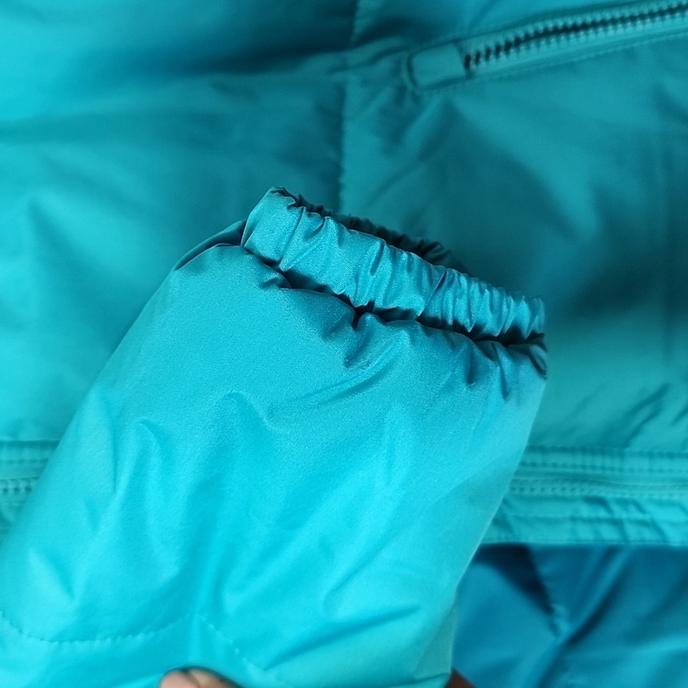Vibrant Blue Insulated Puffer Jacket with Hood - Picture 7 of 10